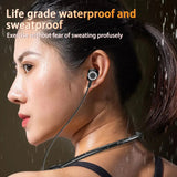 Super Power Wireless Magnetic Neckband With LED Display Sports
