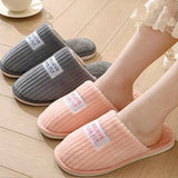 Soft Sole Corduroy Winter House Slippers