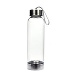 304 Stainless Steel Empty Cup Transparent Glass Sports Water Bottle