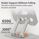 360° Foldable & Adjustable Desk Tablet Stand