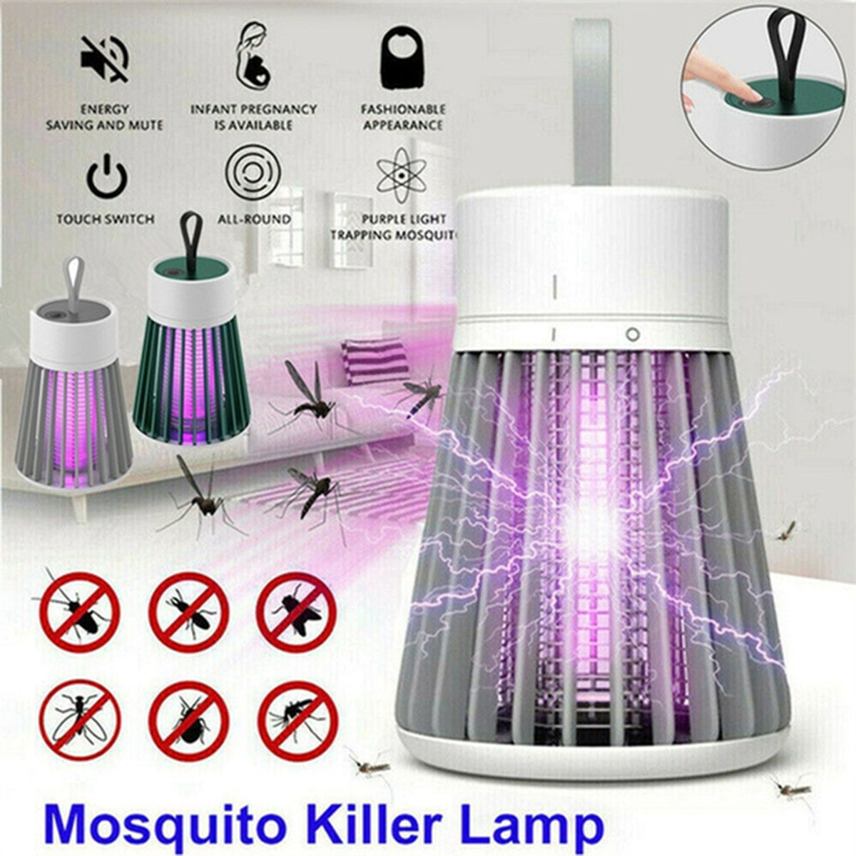 Electric-shock Mosquito Killer Lamp