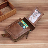 Vintage Style Small PU Leather Men's Wallet