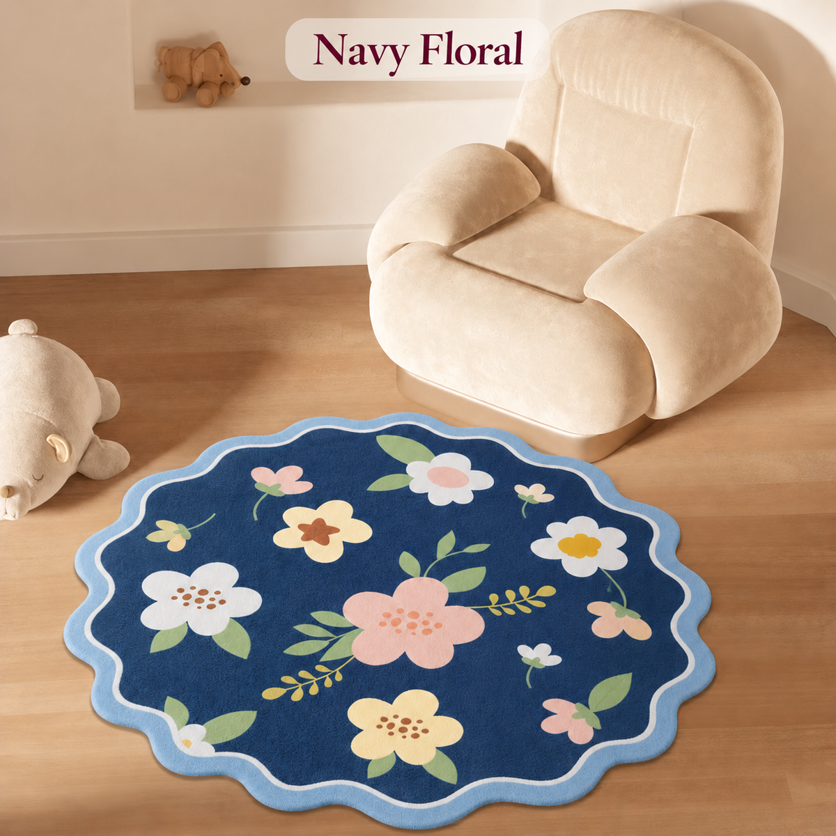 Navy Floral