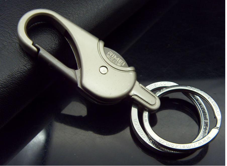 Stainless Steel Key Holder with Ring