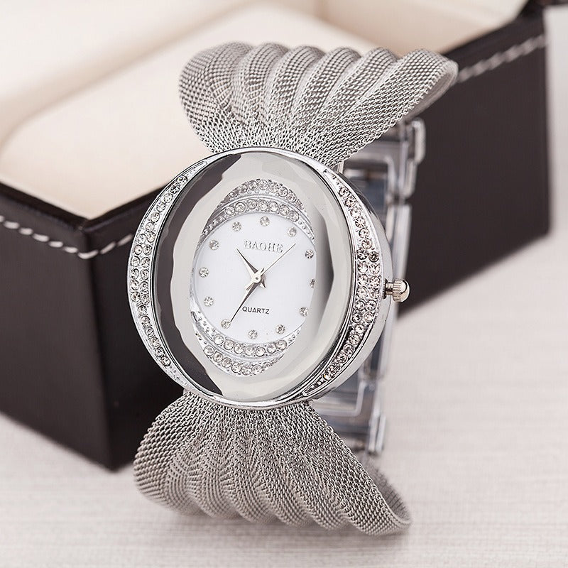 Women’s Elegant Mesh Bracelet Watch