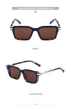 Retro INS Style Steampunk Square Sunglasses