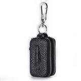 Crocodile Pattern Cowhide Key Holder