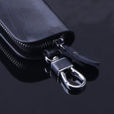 Elegant Wood Texture Car Key Pouch