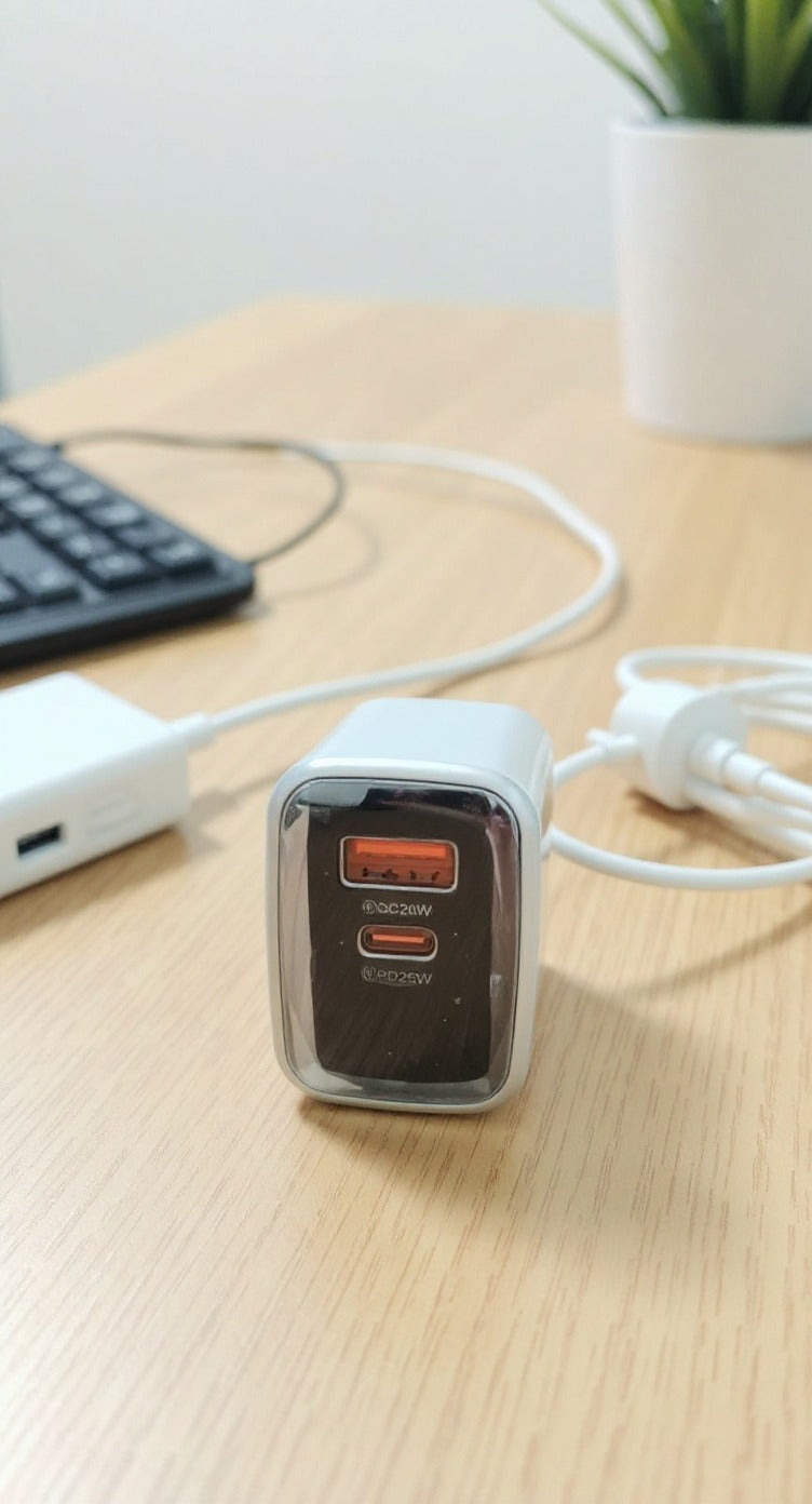 45W Ultra Fast Charging Adapter & Cable