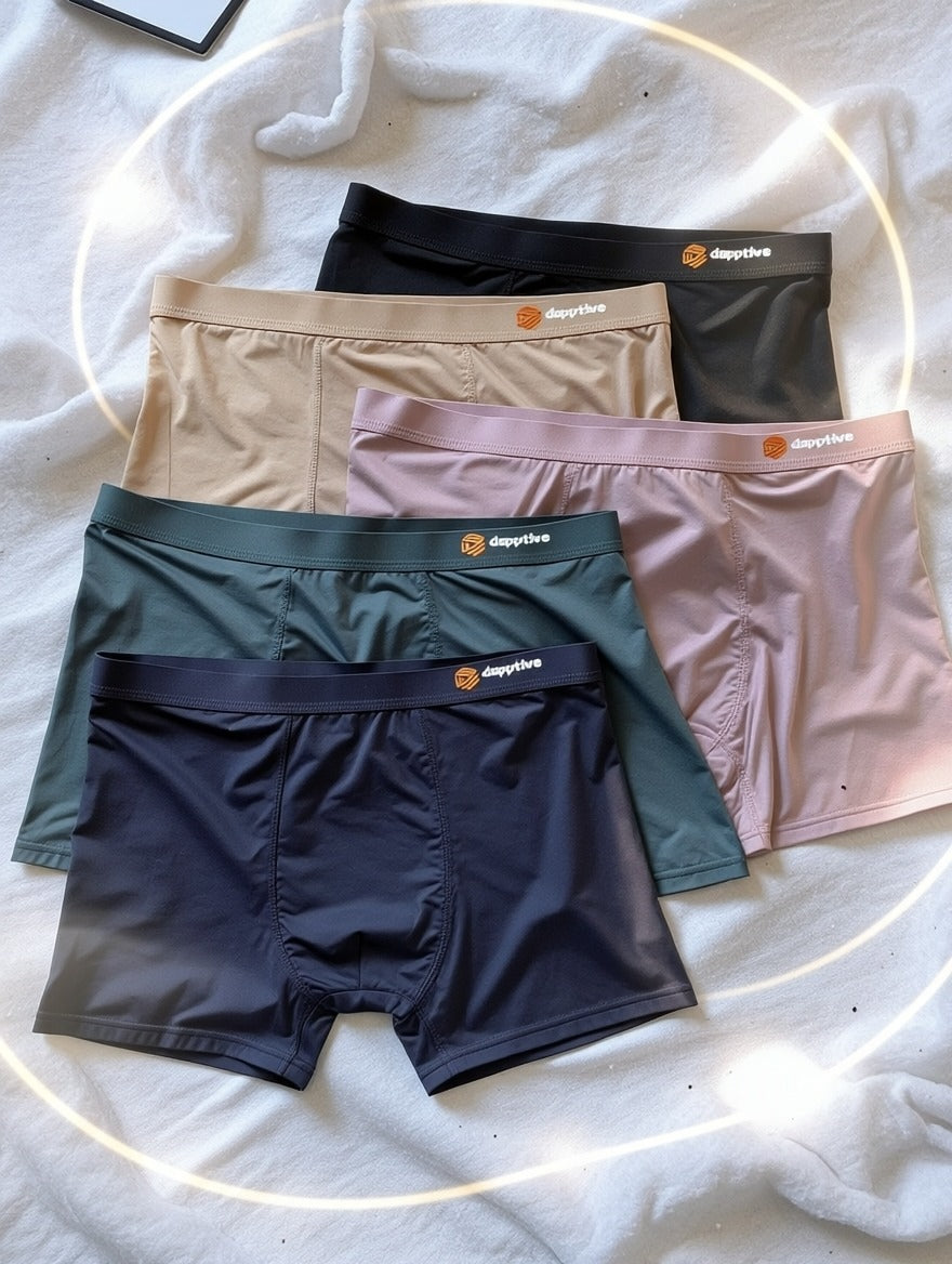 Men’s Luxury Ice Silk Underwear Combo ( set of 05)