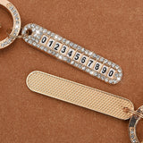 Smart Number Car Key Holder Chain
