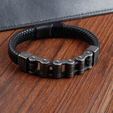 Black Steel Rope Men’s Bracelet