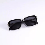 Retro Double Beam Square Frame Sunglasses