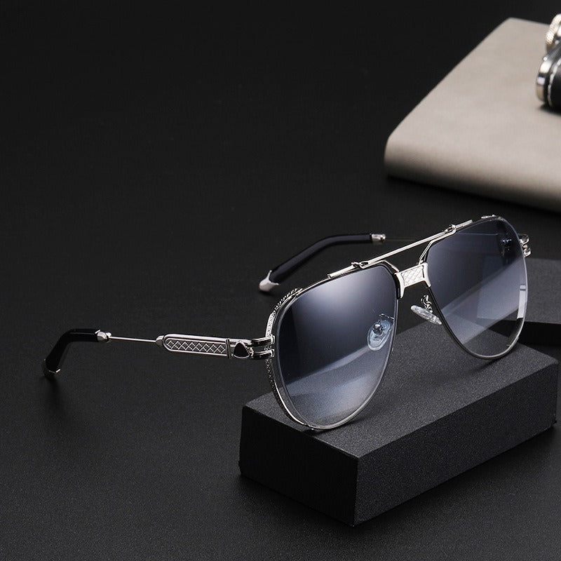 Sporty Edge Punk Style UV Glasses