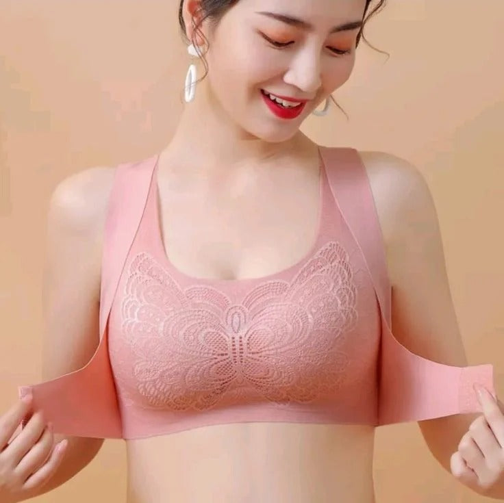 Ultra Soft Seamless Butterfly Support Bra ( Set of 03 )