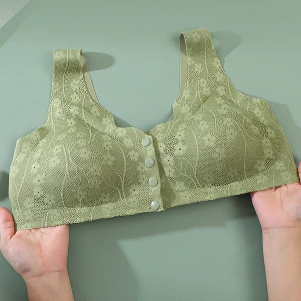 Korean Style Front Button Seamless Comfort Bra ( Set of 2)