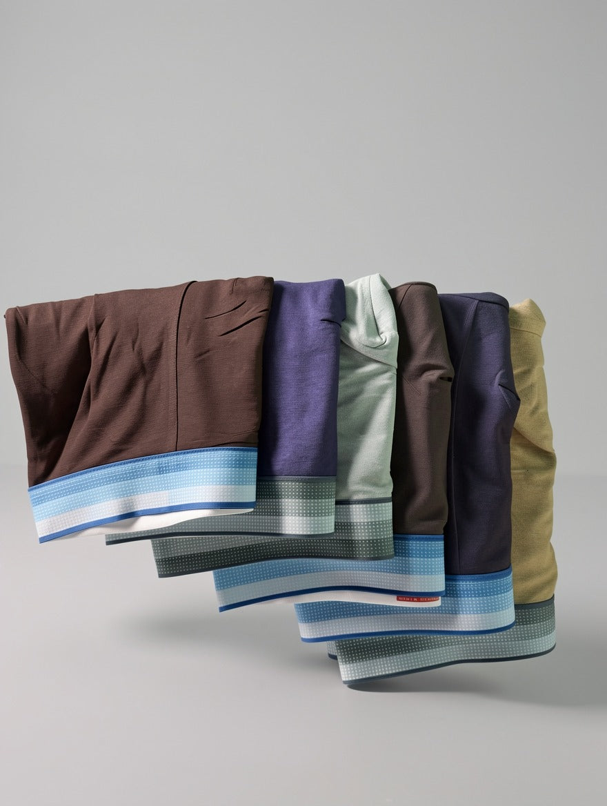 Soft Breathable Cotton Trunk Boxers ( Set of 6 )