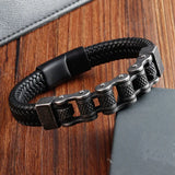 Black Steel Rope Men’s Bracelet