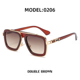 KAJILA Bold Retro Square Sunglasses for Men