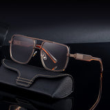 KAJILA Men’s Designer Double Beam Sunglasses