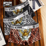 Gunner Leopard Printed Slim Fit Boxers (set of 04)
