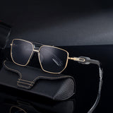 Signature Square Frame Sunglasses for Men