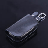 Elegant Wood Texture Car Key Pouch