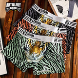 Gunner Leopard Printed Slim Fit Boxers (set of 04)