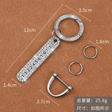 Smart Number Car Key Holder Chain