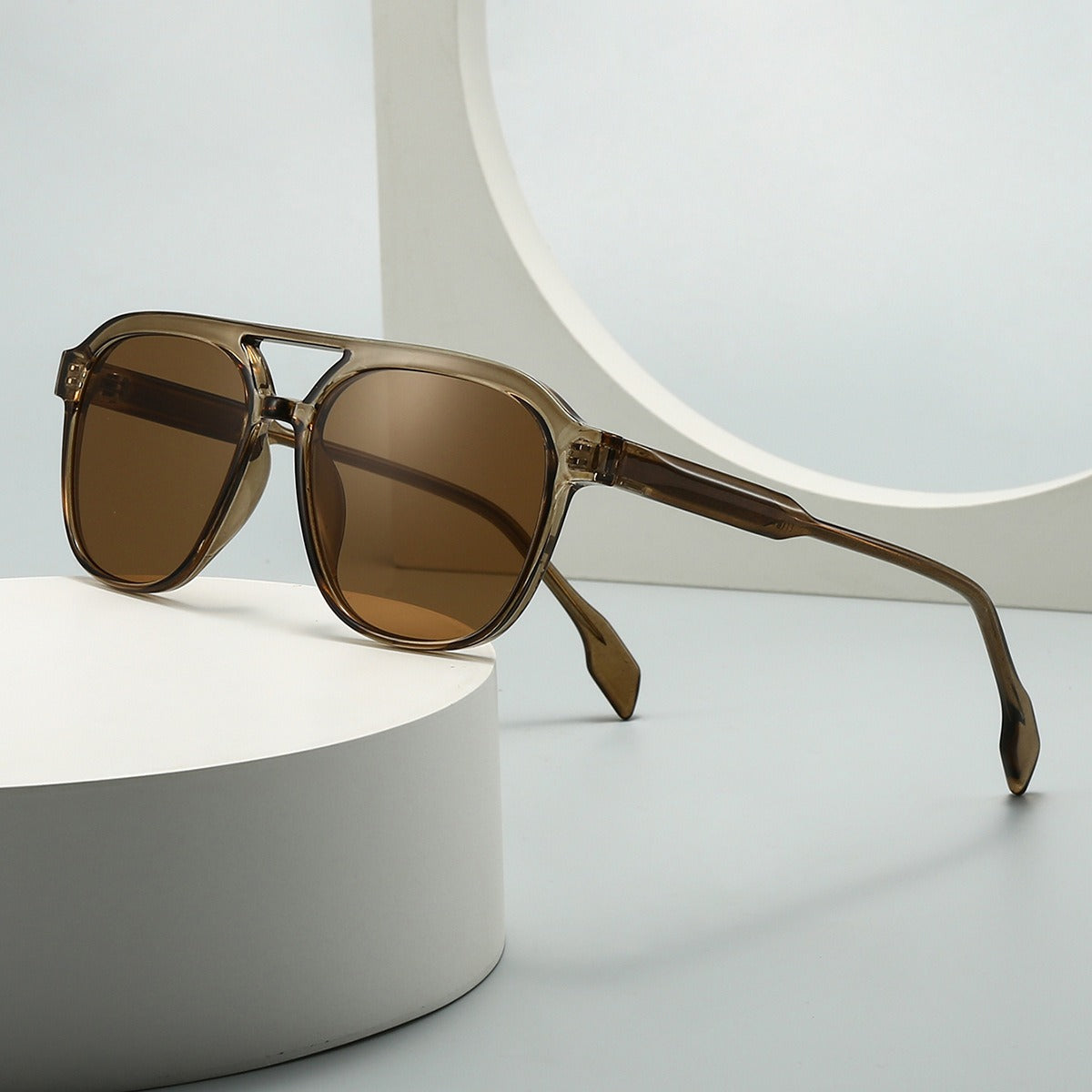 Square Frame Retro Acrylic Sunglass