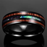 Men’s Rose Gold Wooden Finger Ring