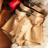New Ice Silk Solid Men’s Underwear ( set of 04)
