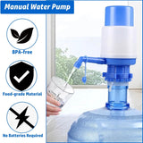 Hand-operated purified water pump