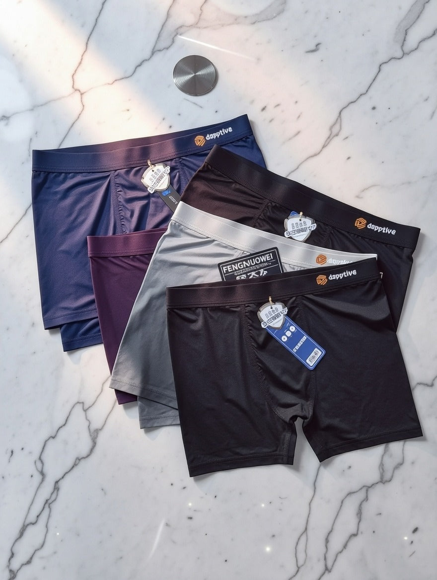 Men’s Luxury Ice Silk Underwear Combo ( set of 05)