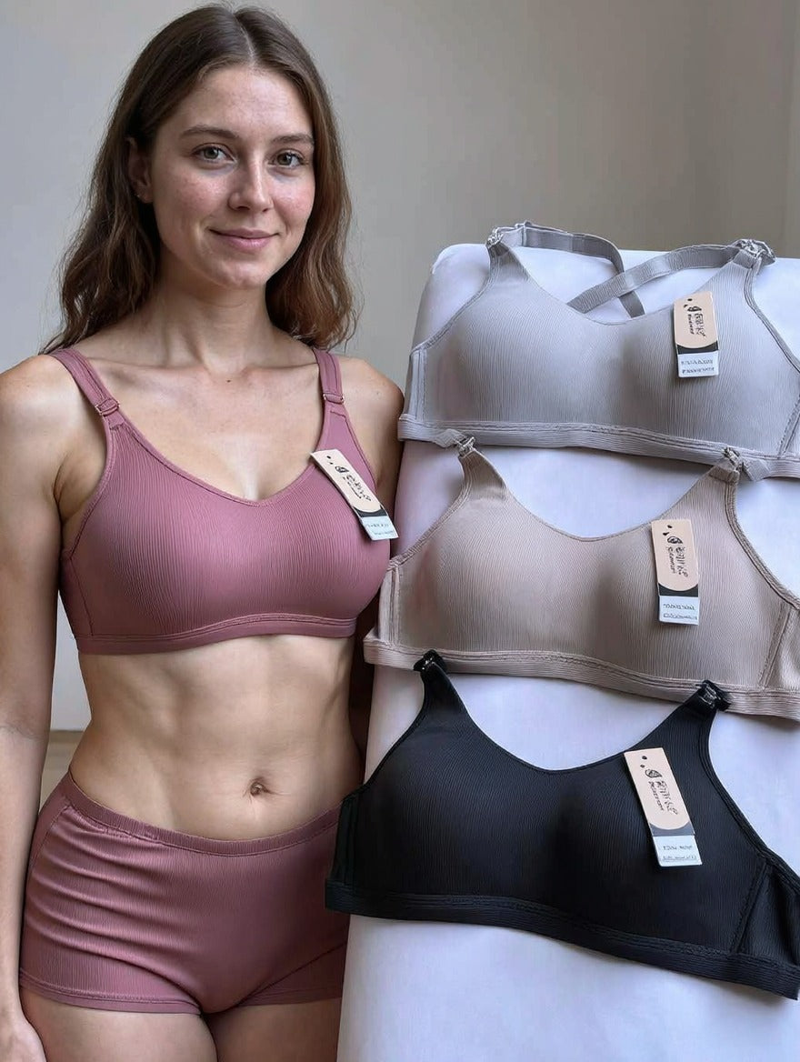 Ultra Smooth Wireless Bra ( Set of 3 )
