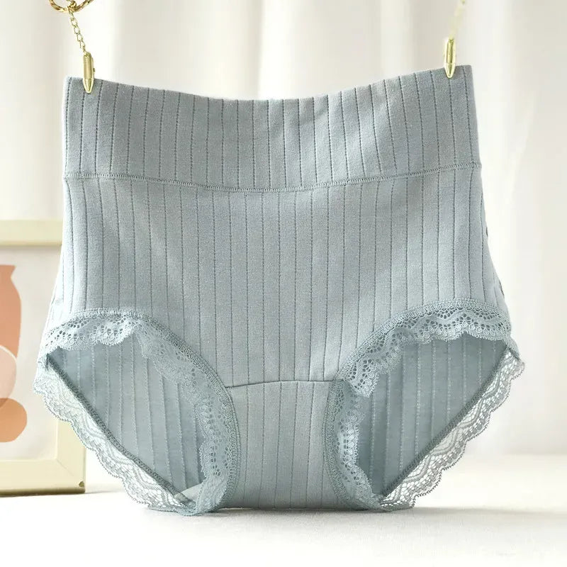Premium Ribbed Lace Comfort Panty ( Set of 3 )