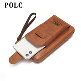 Men's Long Zipper Clutch Wallet with Large Capacity