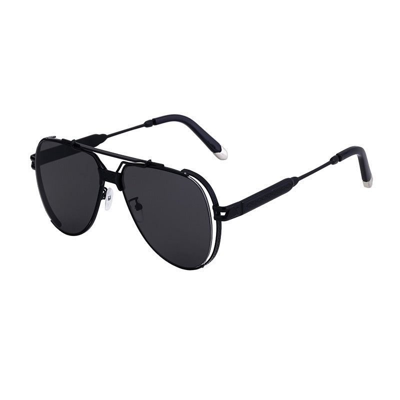 Sporty Edge Punk Style UV Glasses