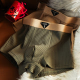New Ice Silk Solid Men’s Underwear ( set of 04)