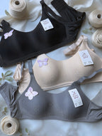 Luxury Floral Comfort Bra ( Set of 3 )