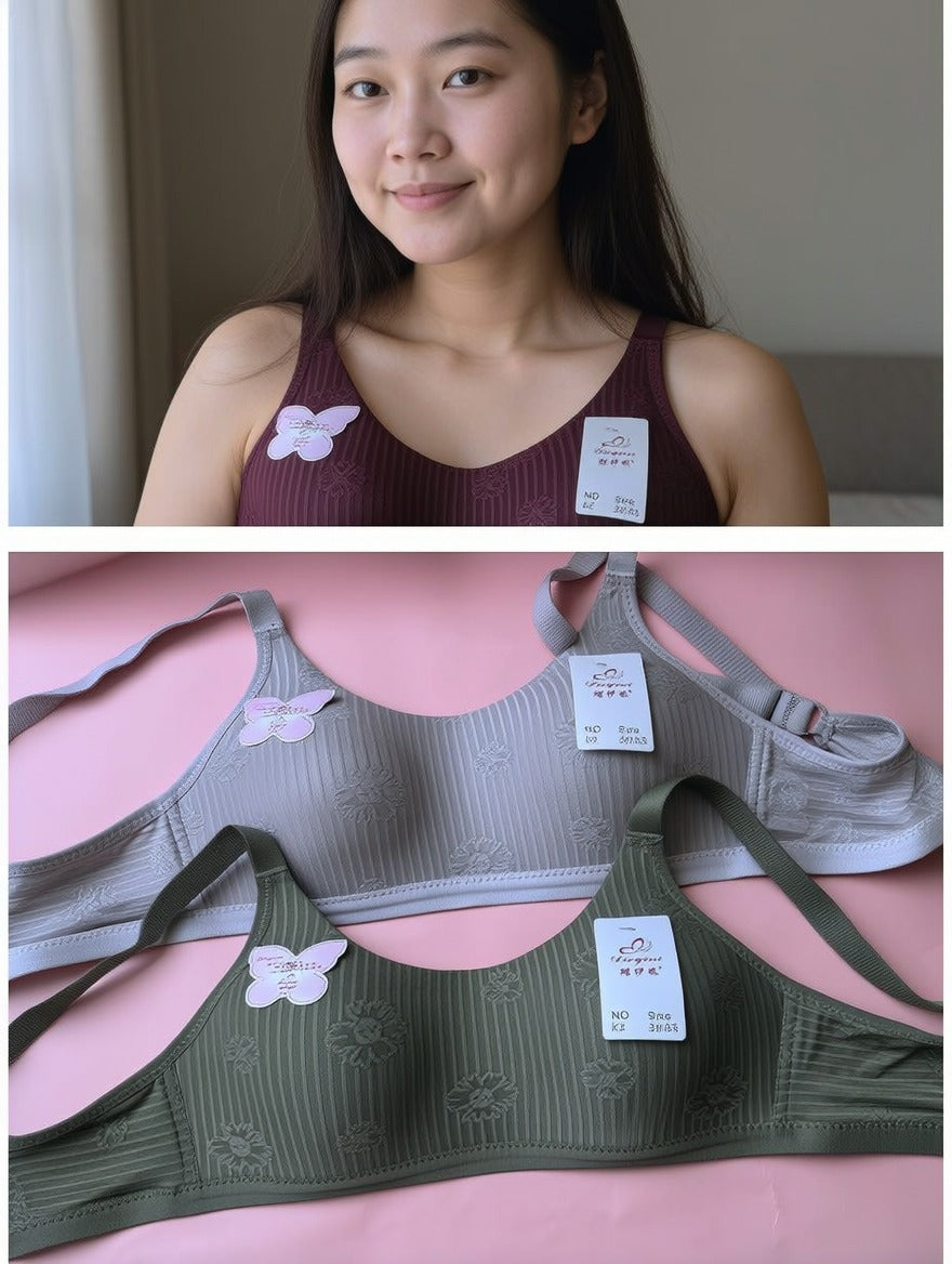 Luxury Floral Comfort Bra ( Set of 3 )