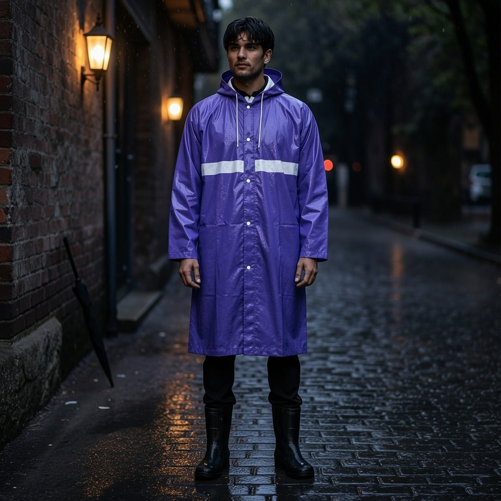 Long Fit Premium  Rubber Raincoat