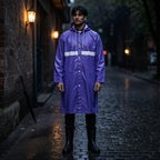 Long Fit Premium  Rubber Raincoat