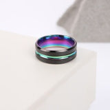 Multicolor Titanium Steel Finger Ring