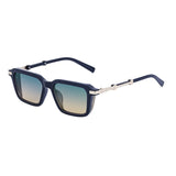Retro INS Style Steampunk Square Sunglasses