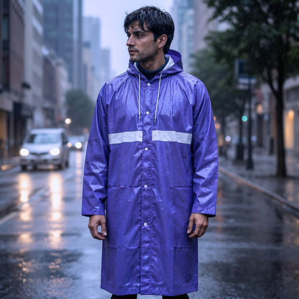 Long Fit Premium  Rubber Raincoat