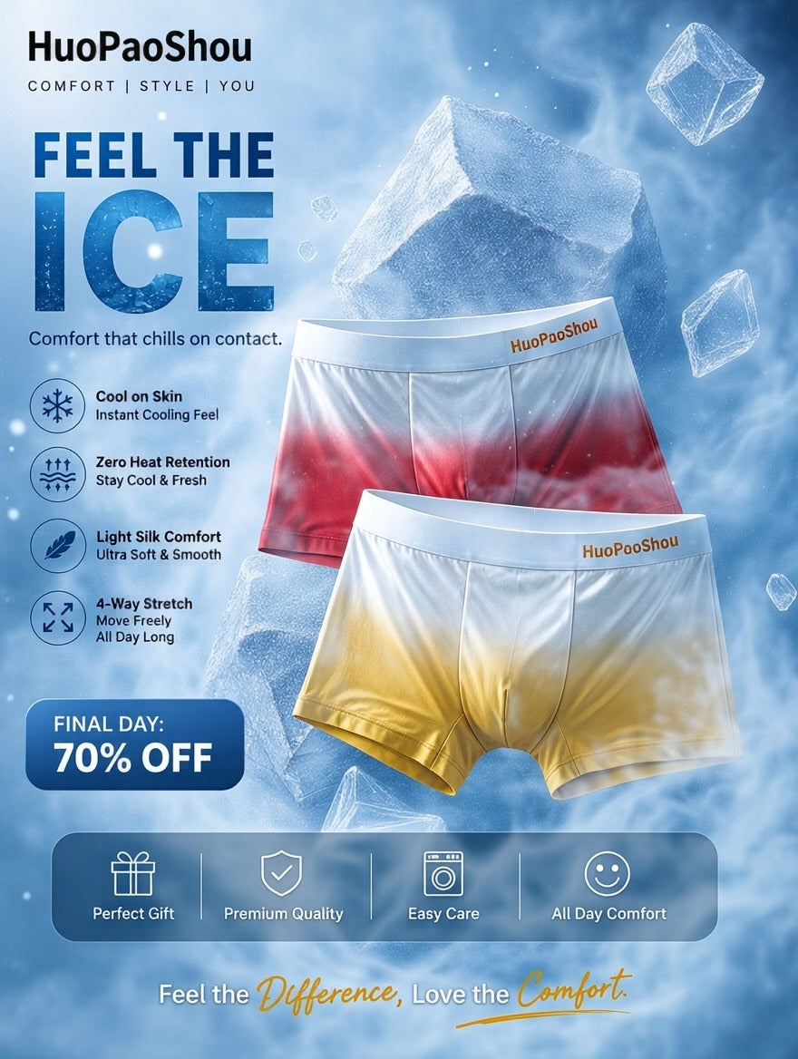 Men's gradient print seamless underwear ( Set of 03 )