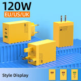 120W Universal Fast Charger 5V4A Dual Plug