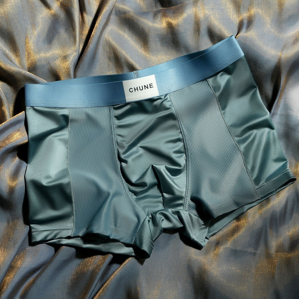 Luxury Mesh Satin Ice Silk Underwear( set of 3)