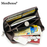 Men's Fashionable Zipper Wallet with Handheld Design